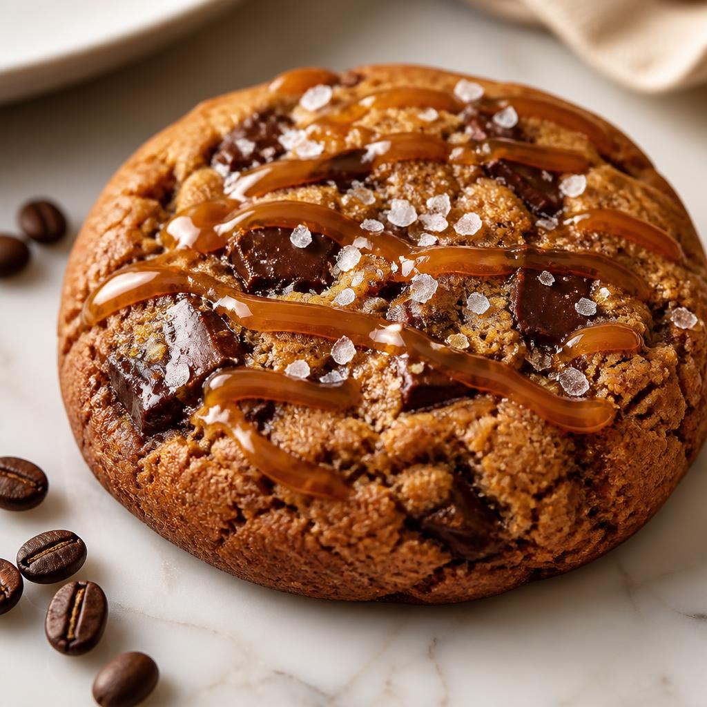 Limited edition Salted Caramel Espresso NY-style cookie